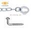 Farm gate hardware, latch and staple, hinge lugs and gate gudgeon