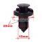 100X 10mm Auto Car Clips Plastic Push Type Rivet Retainer Fastener for Car