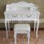 KD WOODEN MDF white desk side console table