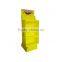 POS Corrugated cardboard tiers display stands for toothpaste, customized display rack
