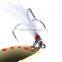 Mini Metal jigging  spoon Spinner  ice Slice Fishing Lure Hard Bait Sequin Spoon Paillette lure  with Feather Treble Hook