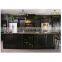 Custom high quality stainless steel design modern apartment accessories natural wood accent kitchen cabinet