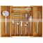 expandable bamboo drawer organizer kitchen flatware organizers adjustable cutlery tray for knives spoons forks kitchen utensils