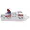 hot sale pu foam litter cargo ship shaped custom stress ball