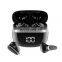 Enc Earbuds X19 Wholesale Wireless Earphone With Digital Display Function Environment Noise Cancelling Earphones