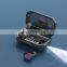 New Earbuds In The Ear Wireless Earplugs M12 earphones with mobile power supply waterproof wireless earphones
