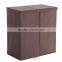 Storage Foldable 2- Compartment Hamper, Laundry hamper with Magnetic Lid Closure