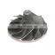Investment casting steel turbo compressor wheel for turbocharger