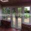 Custom house hotel apartment small waterproof plastic upvc pvc frosted glass bathroom single casement door with half glass