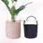 Best Product Plant Holder Round Seagrass Basket with Handles, Laundry, Toys Organized Baskets Wholesale