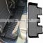 3Pcs/SetFor Tesla TPE  Model Y Car ottomans 3D Foot Pad Floor Mats Trunk Mat Anti Kick Cover Trim Interior  Accessories