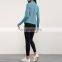 Outdoors Gym Fitness Wear Fleece Leggings Suits Custom Logo Yoga Sports Sets With Jackets For Women