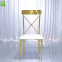 Factory Direct Sale High Quality Stainless Steel Chair with PU Cushion for Wedding Decoration