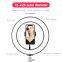 12 Inch LED Ring Light With Phone Holder And Flexible Hose Selfie Ring Light With 3 Light Modes And 10 Brightness Levels