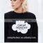 New arrival t shirt design high quality women fashionable digital printing t shirt manufacturing TS043
