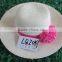Adults Age Group and 100% Polyester Material flower Straw Hat