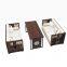 Tea house booth table solid wood sofa combination