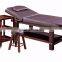 Beiqi 2016 Cheap Beauty Salon Bed Massage Bed & Table with Wood Base Solid Wood Furniture in Guangzhou