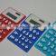 hotsale promotional silicone calculator with 8 digit silicone folded calculator for kids