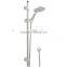 Modern Chrome Bathroom Stylish Shower Slider Rail Kit Set Suitable for low pressure systems
