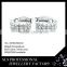 2015 new design Sterling Silver Hoop CZ Earrings white gold plated stud earrings for girls SLS jewelry