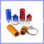 52mm Long 14mm Wide Golden/green/silver Mini Waterproof Portable Pill Bottle