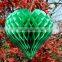 Heart Shaped Honeycomb Paper Balls for Valentine's Day Wedding Party Decoration