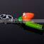 Lovely torch key chain hot sale high quality LED flashlight key chain bag accessories with laser pointer