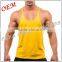 wholesale small MOQ 100 cotton colorful males stringer singlet                        
                                                Quality Choice