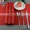 PVC Plastic Table mat dinner placemat table cloth red placemat 45*30cm