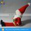 Ceramic LED Christmas Lights Decoration Plush Snowman for sales