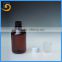 Pharmaceutical Industrial Use and Liquid Medicine Use 100ml Amber plastic PET Bottle Wholesale