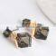 High Quality Handmade Square Shape Crystal Stud Earrings Wholesale