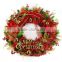New style promotional PVC artificial christmas wreath/garland for christmas
