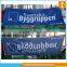 Factory design custom logo fabric banner diy