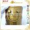 As seen on tv stainless steel rice bucket for temples with golden plating MSF-5727