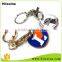 Wholesale Manufacturer Custom Logo Antique Metal pin badge with Keychain