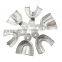 dental impression stainless steel trays autoclavable