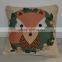 PLUS custom printed pillow case, cute fox design sofa cushion cover