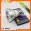 Factory competitive price E27 3W IR remote control LED light colorful LED bulb light