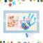 Wooden Kids Toys for Baby Handprint Color Paint Craft