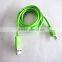 Factory Direct Sale Noodles Colorful Universal Micro USB Cable Data Transfer Chargering Cable for Samsung Xiaomi Huwei etc