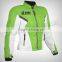 Men Motorbike Green & White Cordura Jacket Made of 100% Polyester 600D, Inside Waterproof & Breathable Fabric