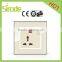 electric accessories 3 gang 1way push button switch