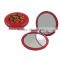 plastic round pocket mirror /ladies pocket mirror /portable pocket mirror