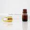 wholesale 10ml dark amber frosted glass bottle for e lique in China