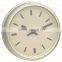 Large gold round decorative metal wall mounted clock