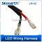 300W LED Wiring Harness In 3m Length With top Quality Relay And Luxury Switch Button Motorcycle Wiring Harness