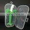 2016 new product cabbage style jade green FDA approved solid silicone funny kids baby teether toys with factory price