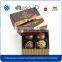 Printed chocolate box with trays with ribbon